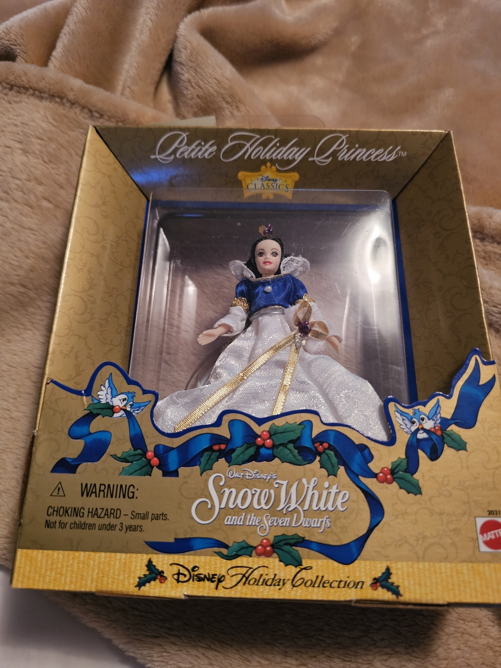Mattel Snow White Holiday Princess Doll - Blue & White‎